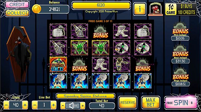 Spooky Spins Deluxe Steam Edition