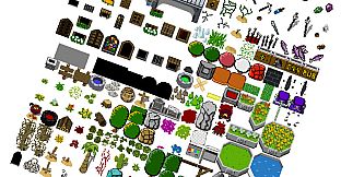 RPG Maker MZ - Pixel Pack 1 Characters - Faces - Tilesets