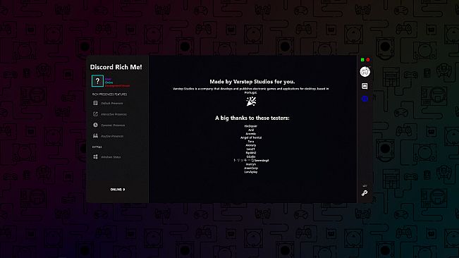 Discord Rich Me! Engine