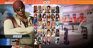 DOA6 Pirates of the 7 Seas Costume Vol.1 - Diego