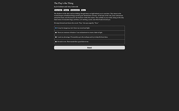 The Play's the Thing