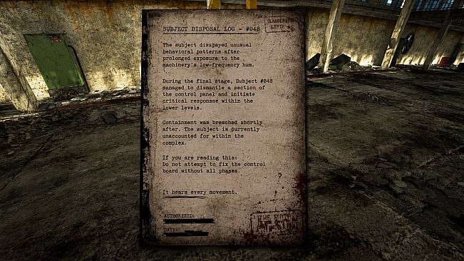 NULL FACTORY Survival Horror