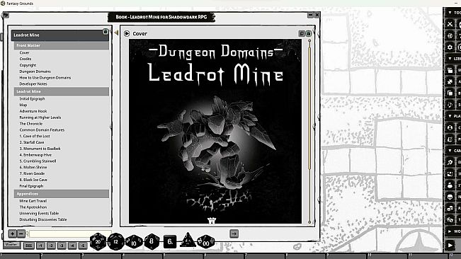 Fantasy Grounds - Leadrot Mine for Shadowdark RPG