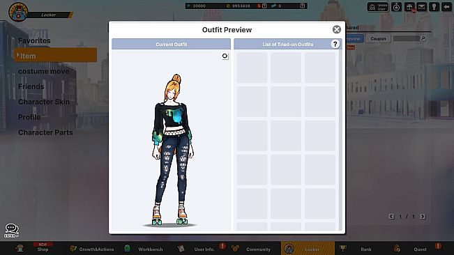 Freestyle2 - Drop the Color Outfit Full PKG