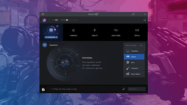 Boom 3D Windows: Experience 3D surround sound in games