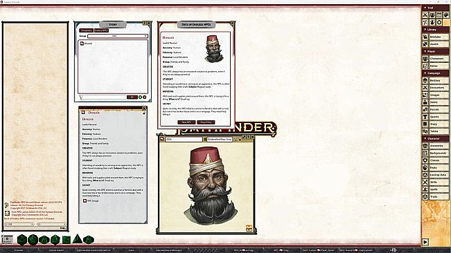Fantasy Grounds - Pathfinder 2 RPG - Deck of Endless NPCs