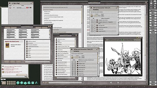 Fantasy Grounds - D&D Classics: A0-A4: Against the Slave Lords (1E)