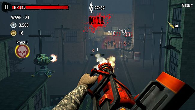 Zombie Hunter: D-Day - SS-ranked Armament "TURRET-M"