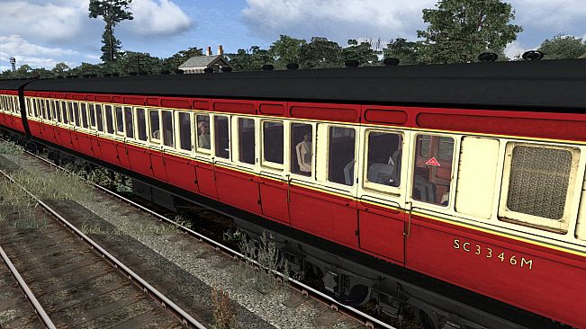 TS Marketplace: Caledonian Railway 65ft Grampian BR Crimson & Cream Coach Pack Add-On