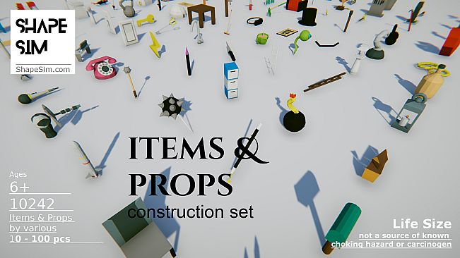 ShapeSim - Items & Props Pack 3