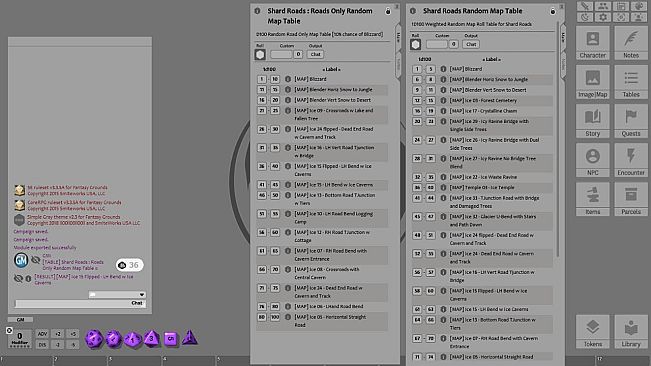 Fantasy Grounds - Meanders Map Pack: Shard Roads (Map Pack)