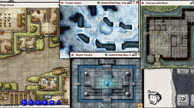 Fantasy Grounds - Dungeons & Dragons Tactical Maps Reincarnated
