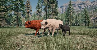 Ranch Simulator: Highland Cows Pack - Build, Farm, Hunt