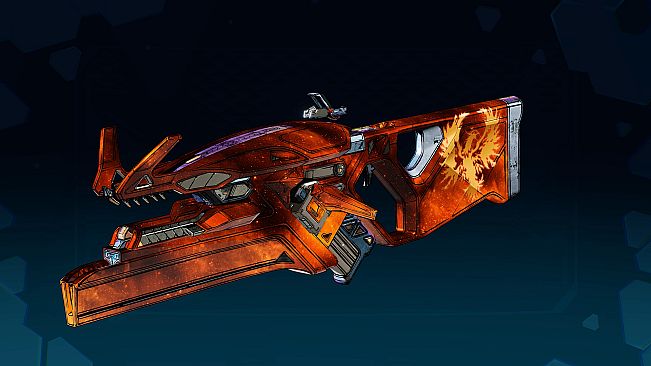 Borderlands4: Firehawk's Fury Weapon Skin