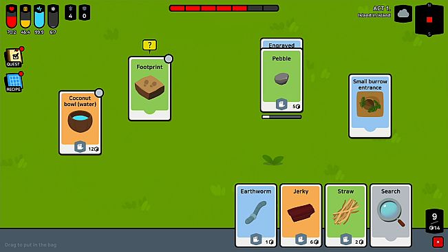 Stack Island - Survival card game