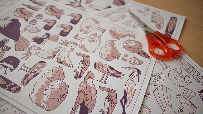 Birds Organized Neatly - Paper Edition