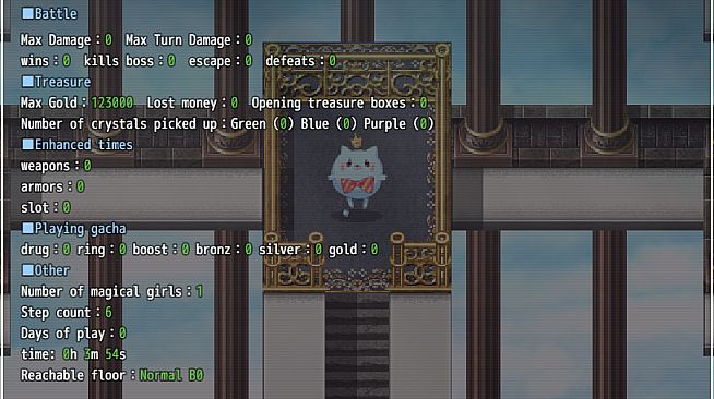 Magical girl's labyrinth