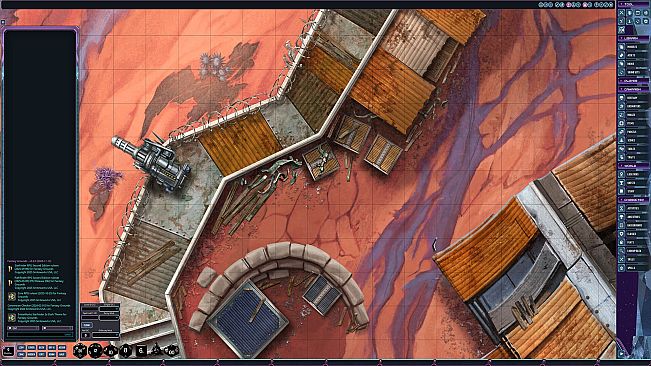 Fantasy Grounds - Starfinder 2 RPG - Flip-Mat: Renegade Outpost