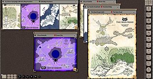 Fantasy Grounds - Rise of the Drow Map Pack (Map Pack)
