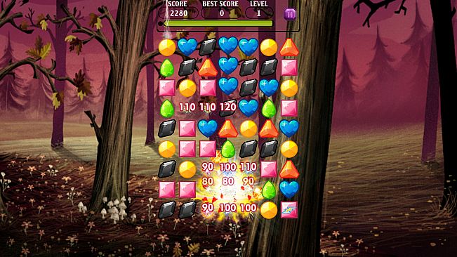 Mountains & Clouds Jewel Match