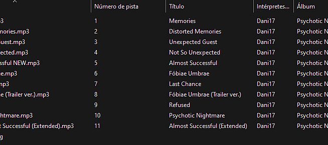 Psychotic Nightmare: Supporter OST