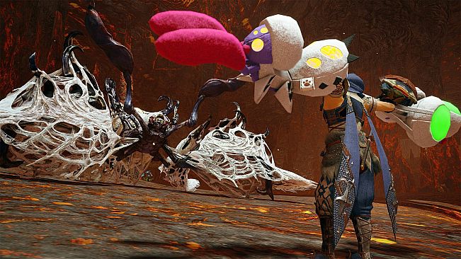 Monster Hunter Rise - "Stuffed Rakna-Kadaki" Hunter layered weapon (Insect Glaive)