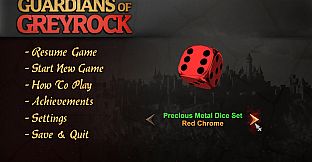 Guardians of Greyrock - Dice Pack: Precious Metal Set