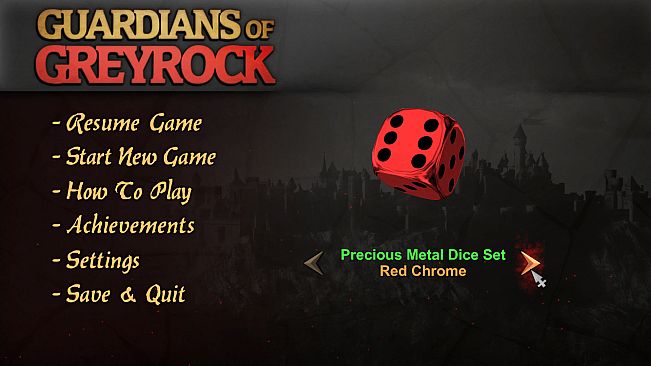 Guardians of Greyrock - Dice Pack: Precious Metal Set