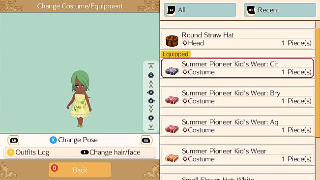 Frontier Summer Clothes Set - WorldNeverland - Daily Life in the Elnea Kingdom - Another Life Adventure