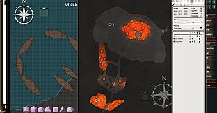Fantasy Grounds - VTT Map Pack: Isle of the Angry Apes