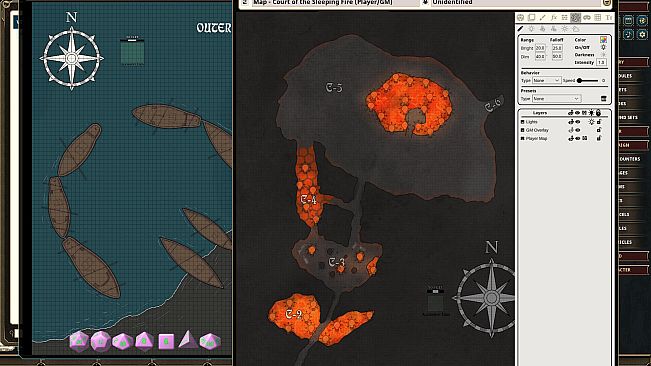 Fantasy Grounds - VTT Map Pack: Isle of the Angry Apes