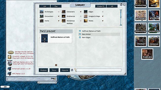 Fantasy Grounds - Hellfrost: Matters of Faith (Savage Worlds)