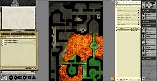 Fantasy Grounds - Pathfinder RPG - Pathfinder Flip-Mat: Bigger Ancient Dungeon