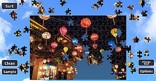 Jigsaw Masterpieces : Fireworks and Nightscape