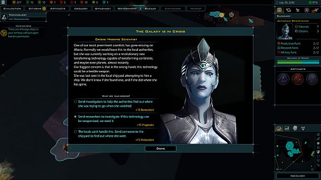 Galactic Civilizations III - Worlds in Crisis DLC