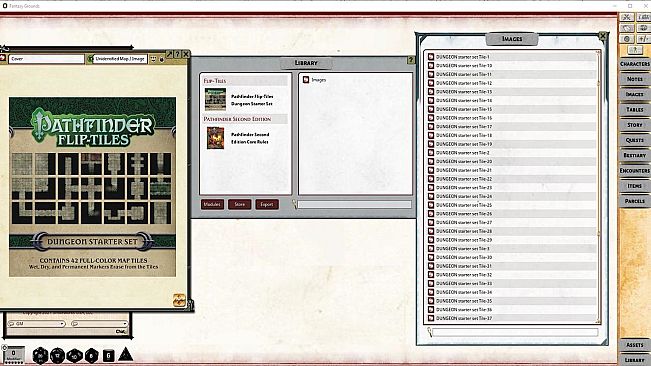 Fantasy Grounds - Pathfinder RPG - Pathfinder Flip-Tiles: Dungeon Starter Set