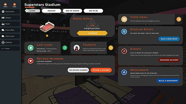 Astonishing Basketball Manager