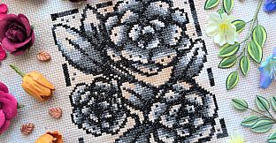 Aster Pebble and the Case of Bad Bureaucracy - Cross Stitch Zine