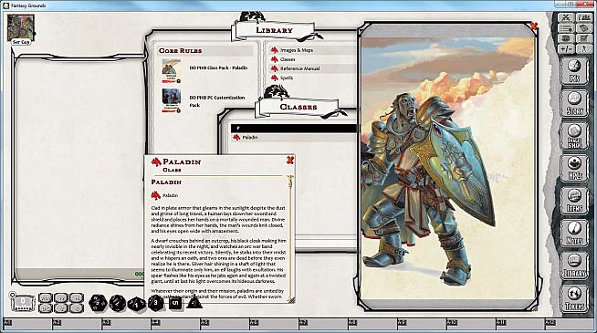 Fantasy Grounds - D&D Paladin Class Pack