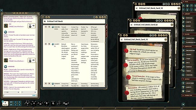 Fantasy Grounds - Critical Fails Deck