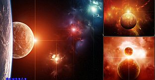 Fantasy Grounds - Star Battles: Orbital Sunrise Space Map Pack