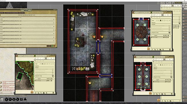 Fantasy Grounds - Pathfinder RPG - GameMastery Map Pack: Lairs