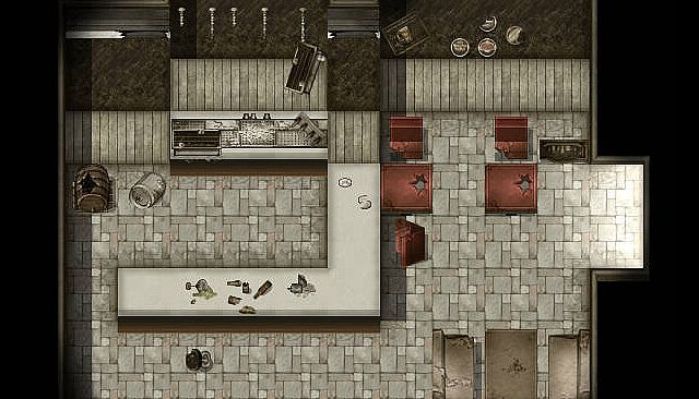 RPG Maker MZ - KR Urban Decay Interior Tileset