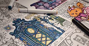 FIND KITTENS 11: Dollhouse - Coloring Book
