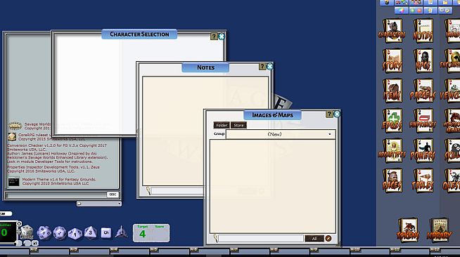 Fantasy Grounds - Modern Skin (Savage Worlds)
