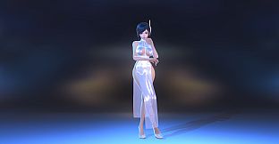 Angel Legion-DLC High-Slit Cheongsam (White)