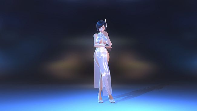Angel Legion-DLC High-Slit Cheongsam (White)