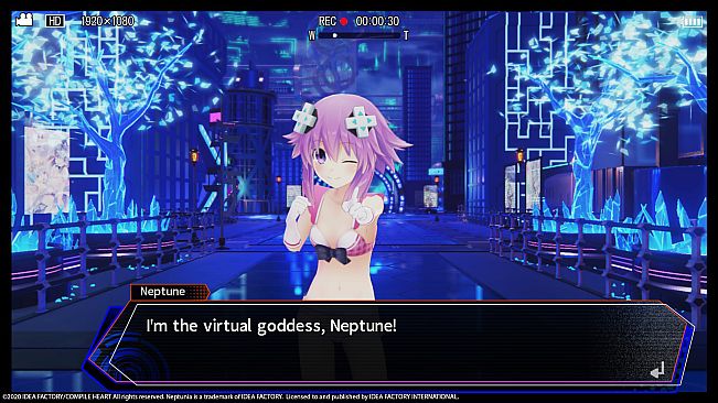 Neptunia Virtual Stars - Bikini Outfit: Goddess Set