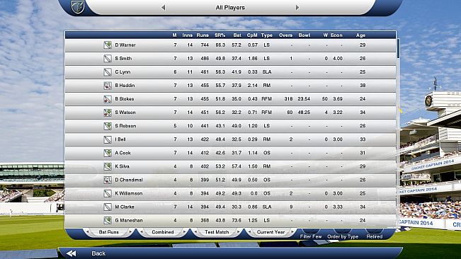 Cricket Captain 2014