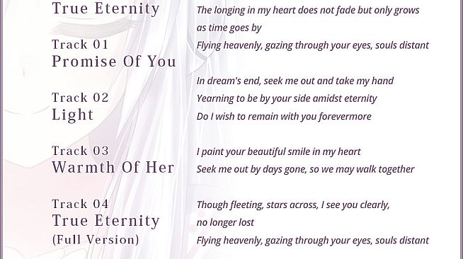 Lucy -The Eternity She Wished For- Ending Theme OST